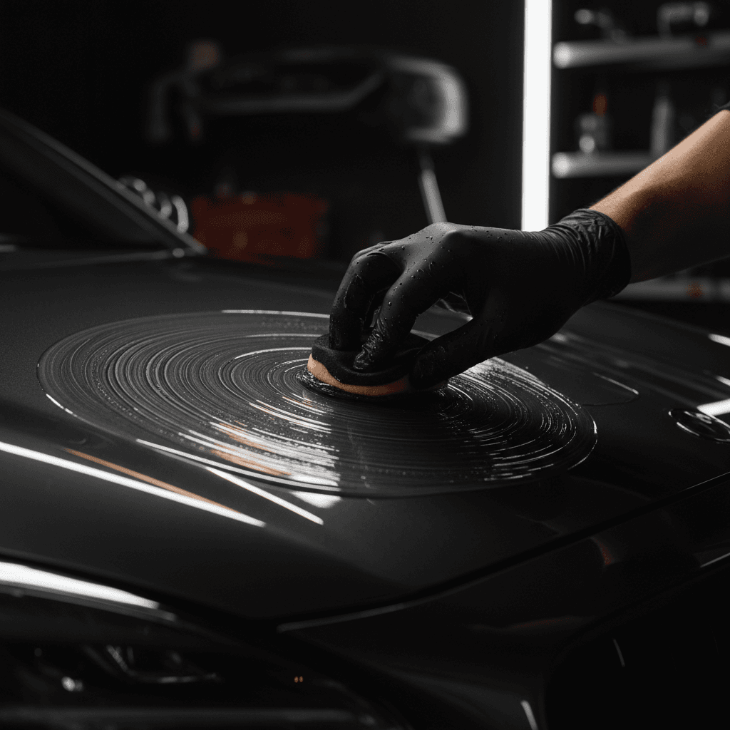 Show quality paint finish with ceramic coating